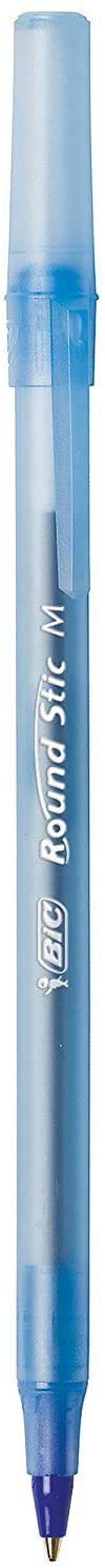 BIC Round Stic Xtra Life Ballpoint Pens, 1mm, 200 Black 200 Blue, 400 Pack
