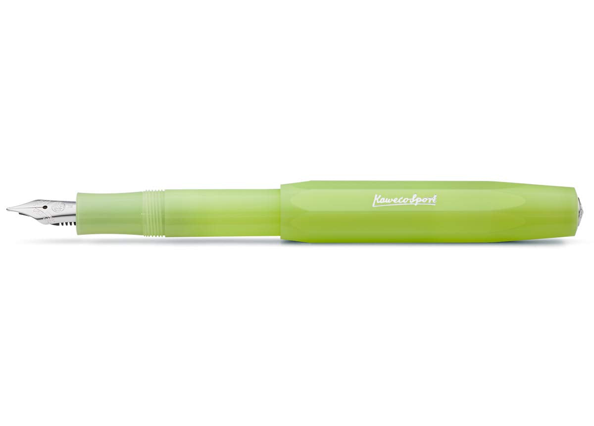 Kaweco Frosted Sport Fountain pen - Fine Lime EF
