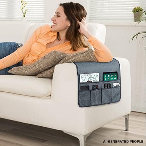 HAOMAIJIA Sofa Armrest Organizer, Remote Control Holder for Recliner Couch