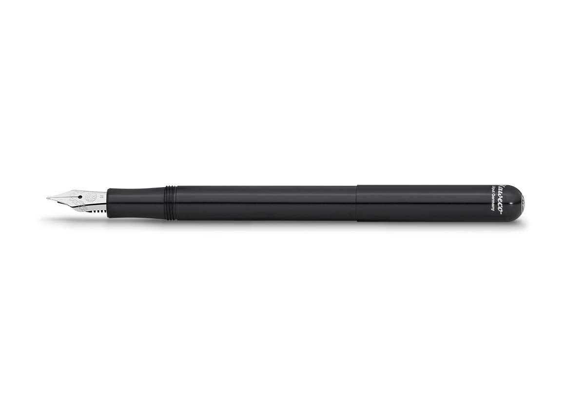 KAWECO LIFP-BK Fountain Pen, Medium, Medium Point, Black