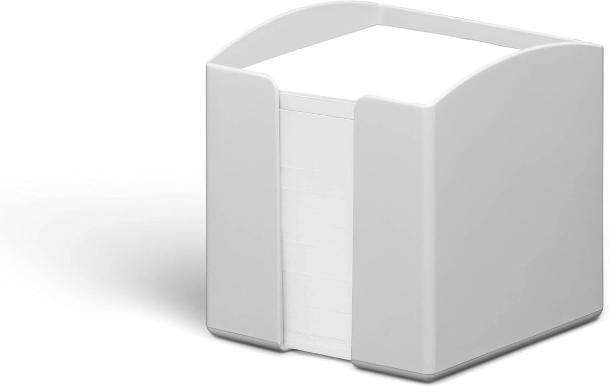 Durable Eco-Friendly Note Box, Includes 800 Blank Sheets, Grey