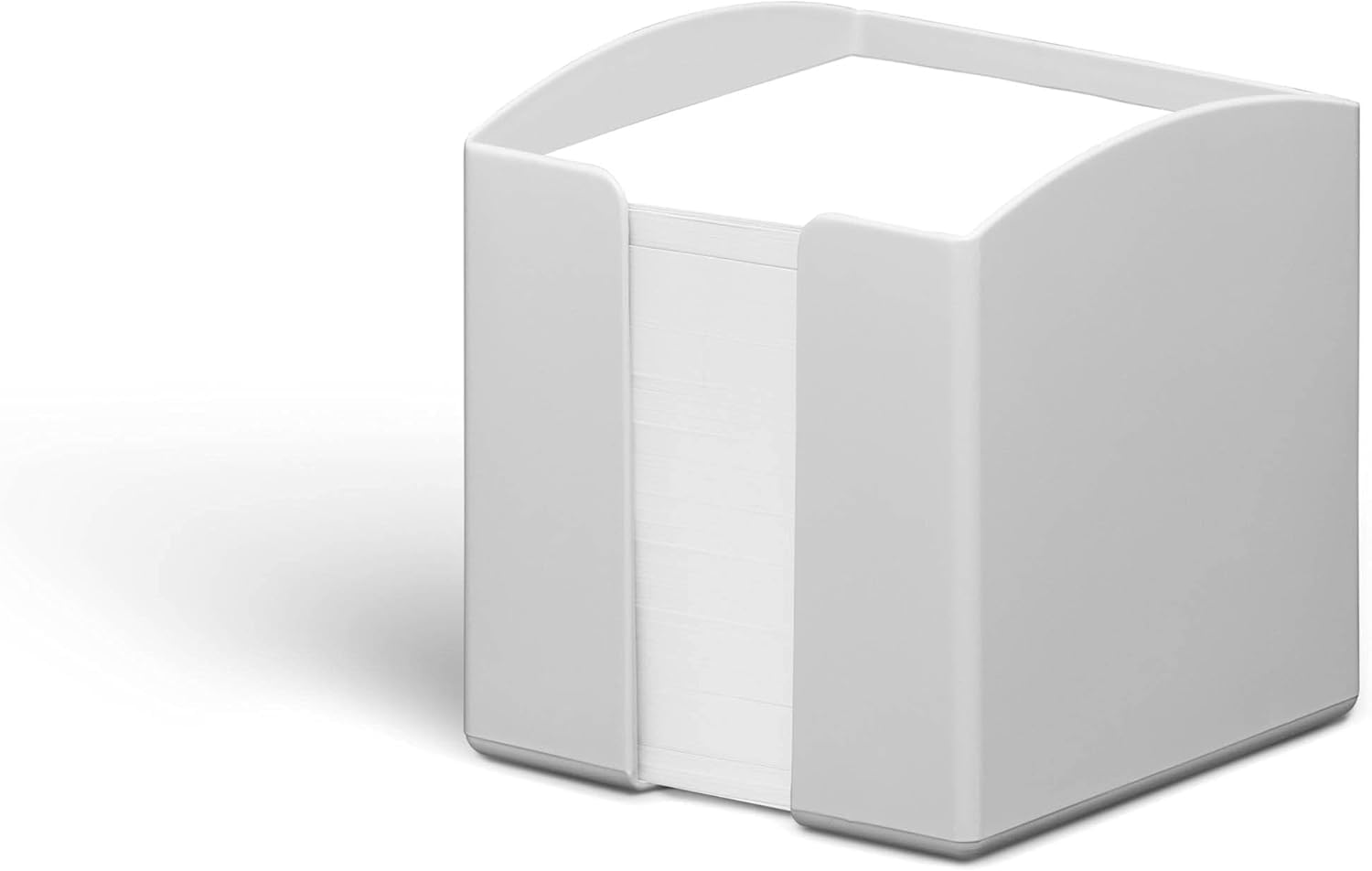 Durable Eco-Friendly Note Box, Includes 800 Blank Sheets, Grey