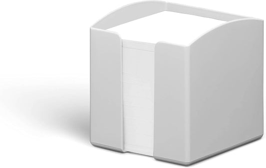 Durable Eco-Friendly Note Box, Includes 800 Blank Sheets, Grey