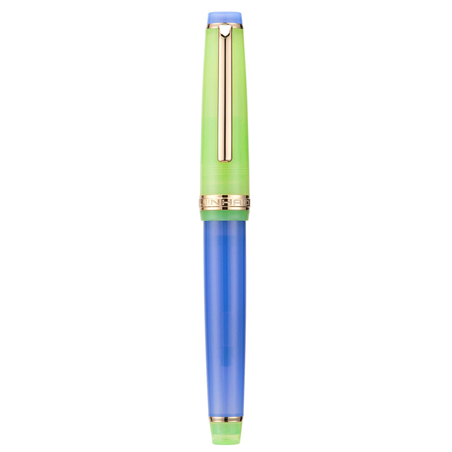 3 Jinhao 82 Fountain Pen Transparent Mixed Morandi Color Acrylic Extra Fine Point Gold Trim with