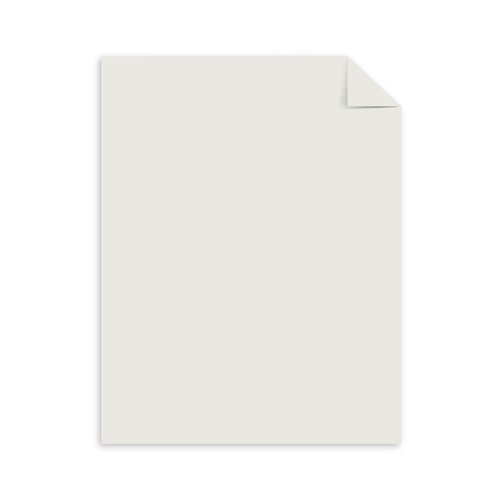Neenah Paper Exact Index Card Stock, 110 lb Index Weight, 8.5 x 11, Gray, 250/Pack