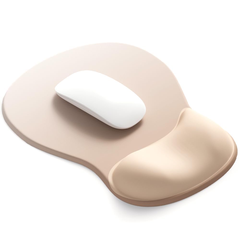 ErgoComfort Gel Wrist Rest Mouse Pad-Ergonomic Office Mousepad with Wrist Support-Non-Slip, Design