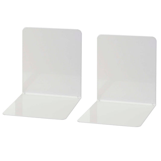 Wedo 102 1137 2-Piece Medium Bookend Set - Light Grey