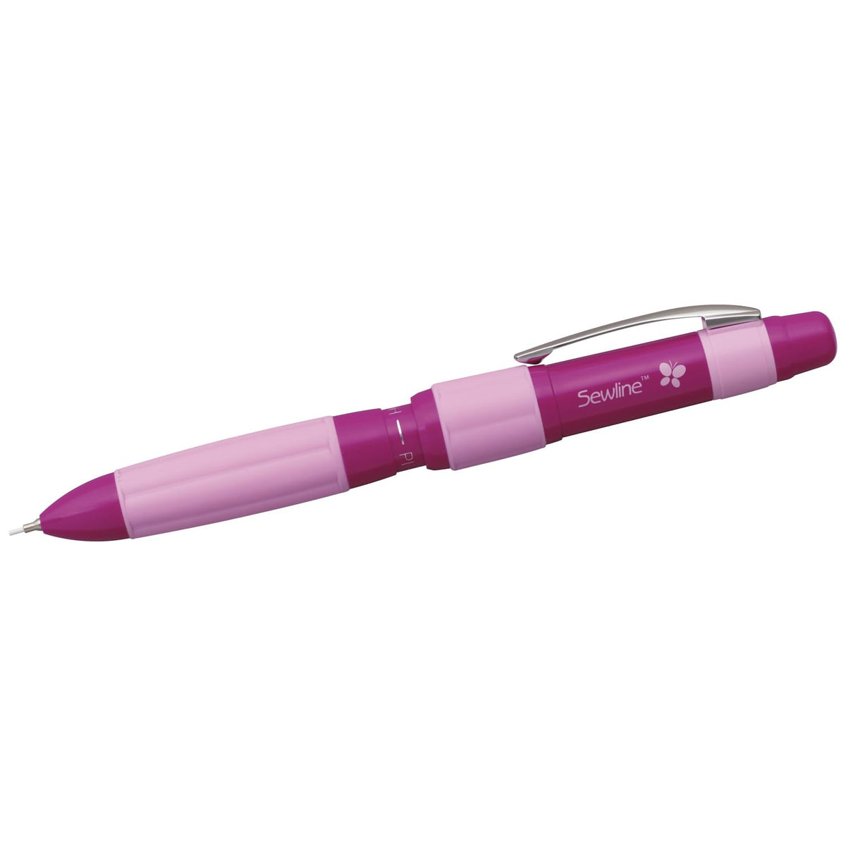 Sewline Fabric Pencil Trio – Refillable 3-Color Mechanical Fabric Marking Pencil with White, Black
