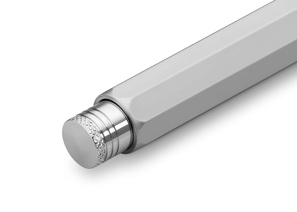 Kaweco SKETCH UP Clutch Pencil 5.6 mm 5B Satin Chrome with Lead Refill I Pencil 10.5 cm