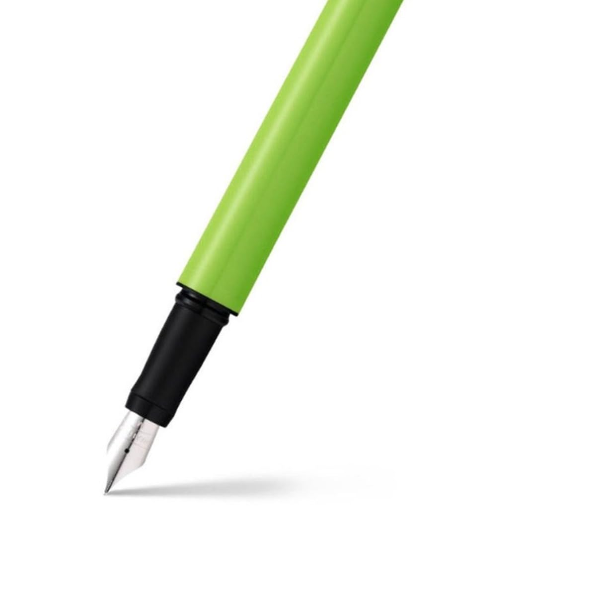 Sheaffer Pop Glossy Lime Green Fountain Pen with Chrome Trim and Medium Nib