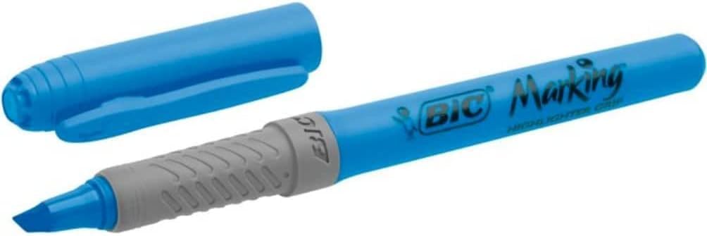 BiC Highlighter Grip, Highlighter Pens with Chisel Tip, Long-Lasting, Ideal for School and Office