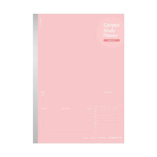 KOKUYO A5 Campus Study Planner Notebook, Daily Ruled Schedule for 63 Days