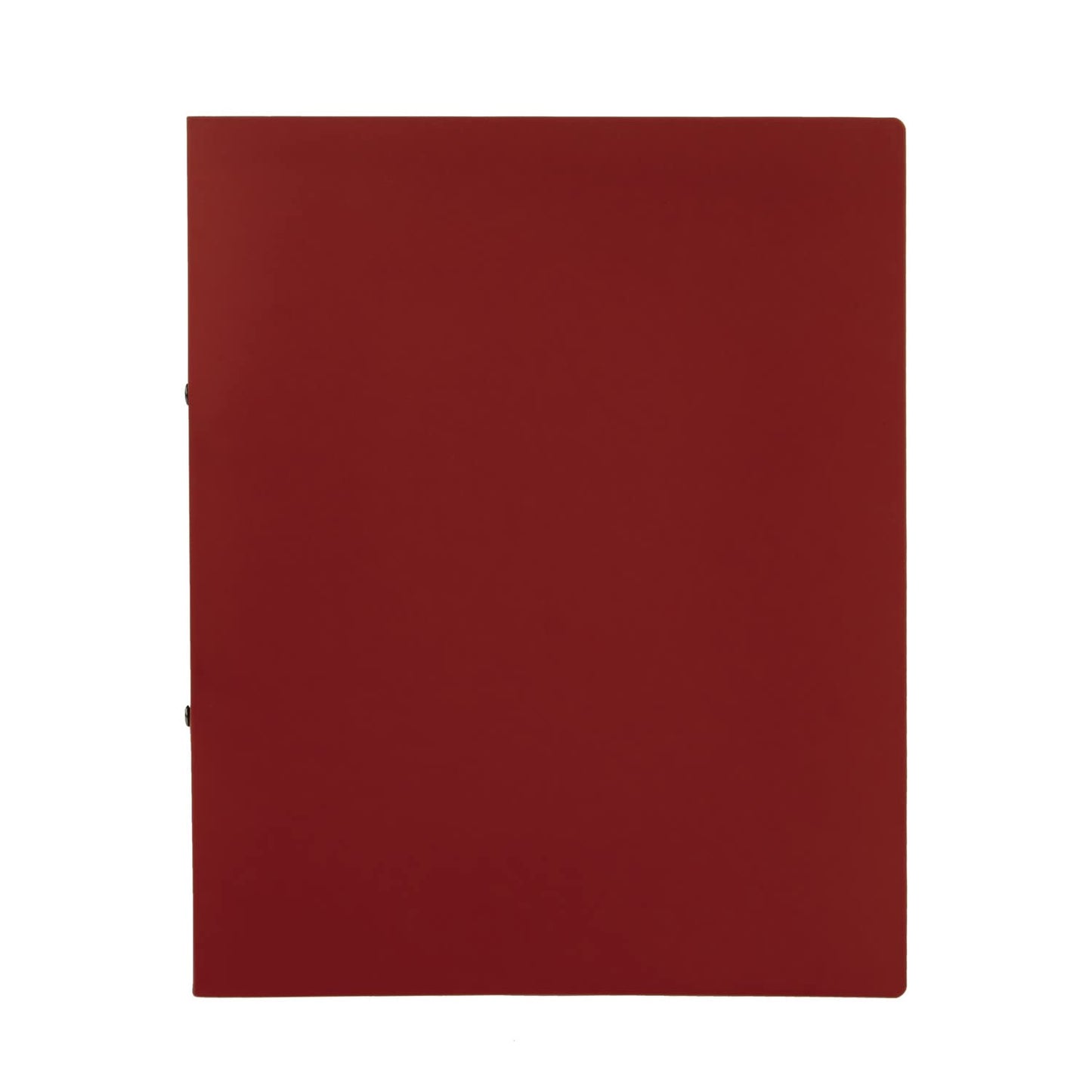 Idena 10433 Ring Binder in DIN A4 Format, with 2-Ring Mechanism, 20 mm Spine Width, Bordeaux, 1