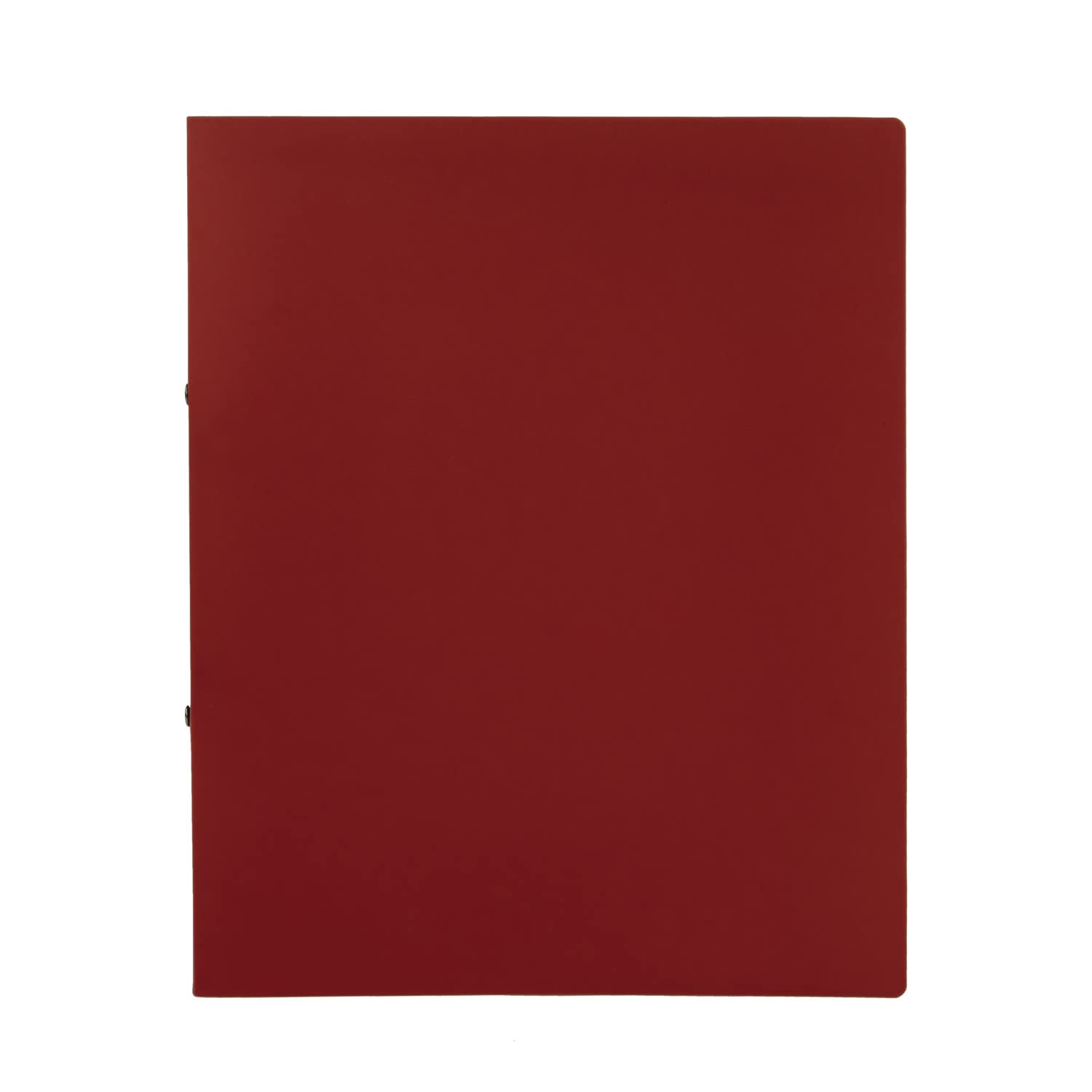 Idena 10433 Ring Binder in DIN A4 Format, with 2-Ring Mechanism, 20 mm Spine Width, Bordeaux, 1