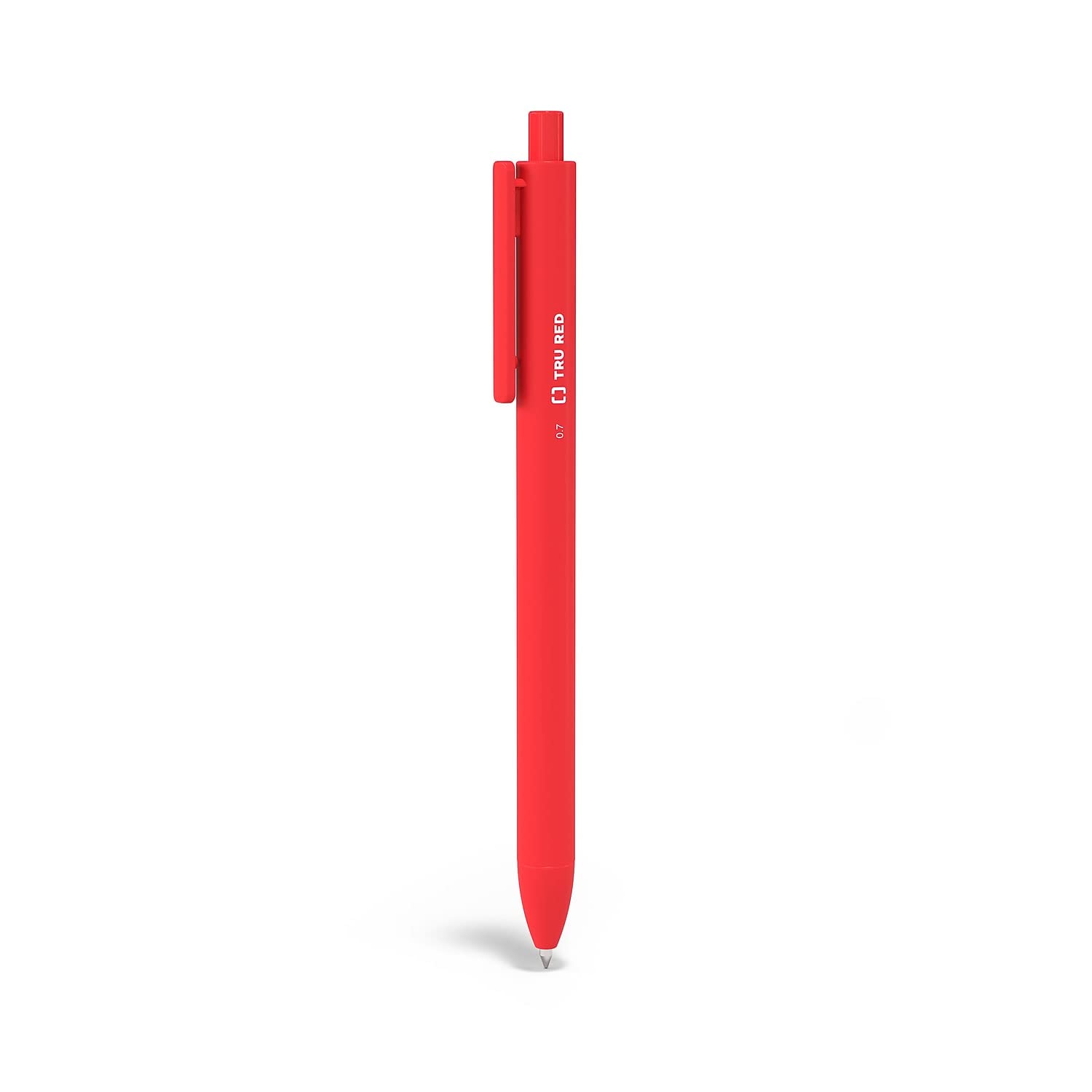 TRU RED Retractable Gel Pens, Medium 0.7mm, Assorted Ink, 24-Pack