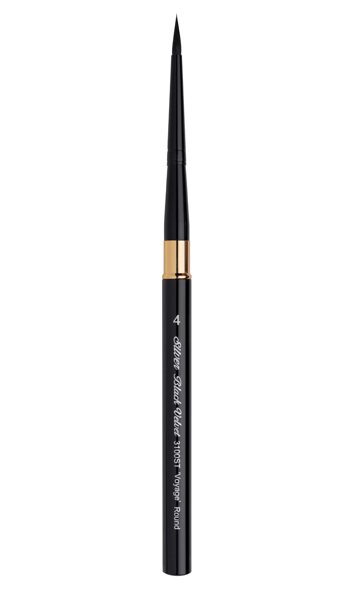 Silver Brush Limited Black Velvet Voyage Round Watercolor Brush, Size 4