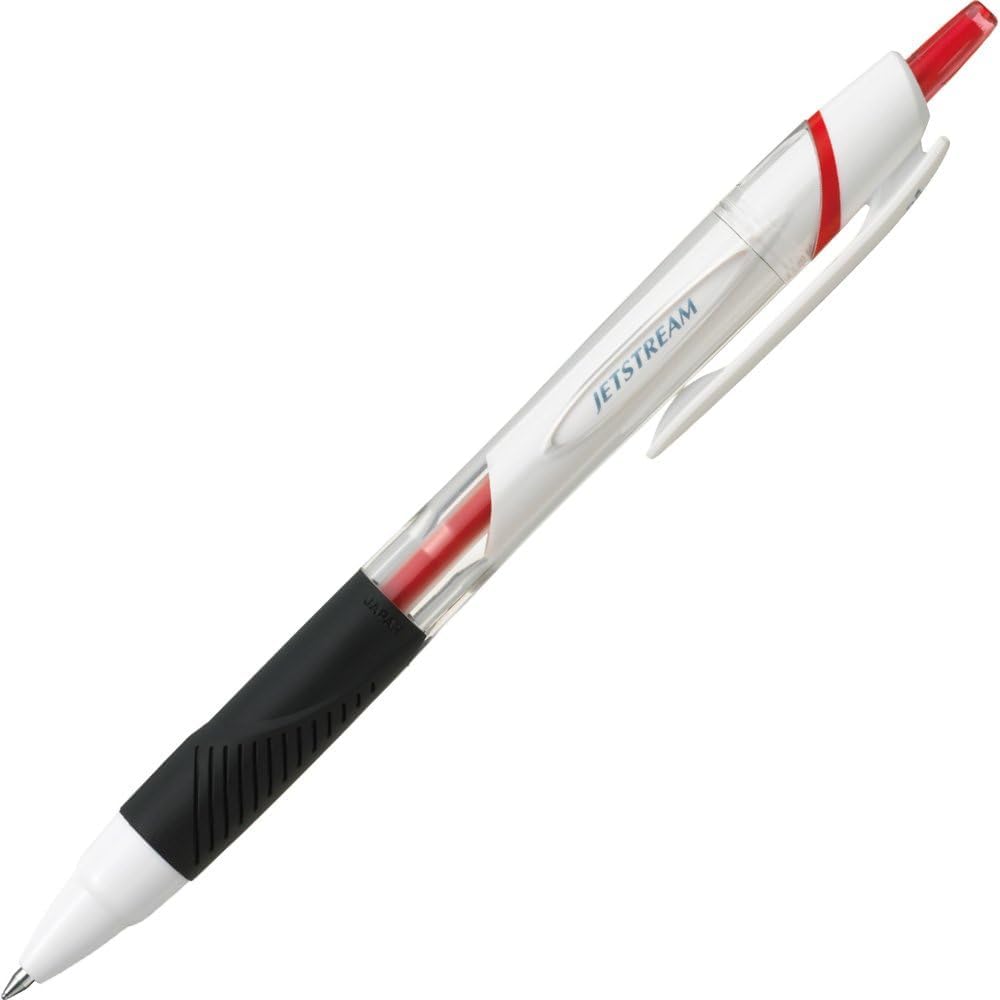 Mitsubishi Pencil SXN15005.15 Jetstream Oil-Based Ballpoint Pen, 0.5, Red, 10 Pieces
