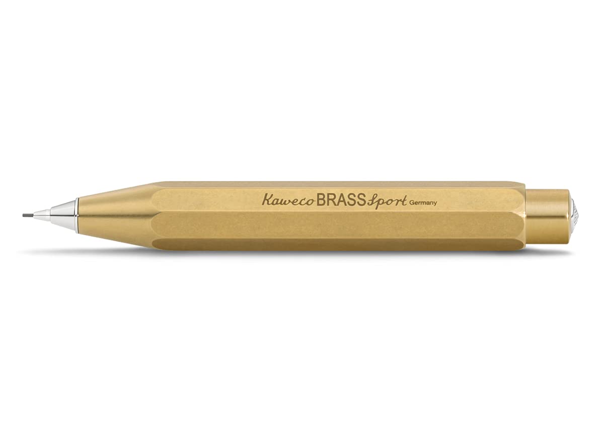 Kaweco BRSP-BR Mechanical Pencil, Brass, Sports, 0.03 inch (0.7 mm)