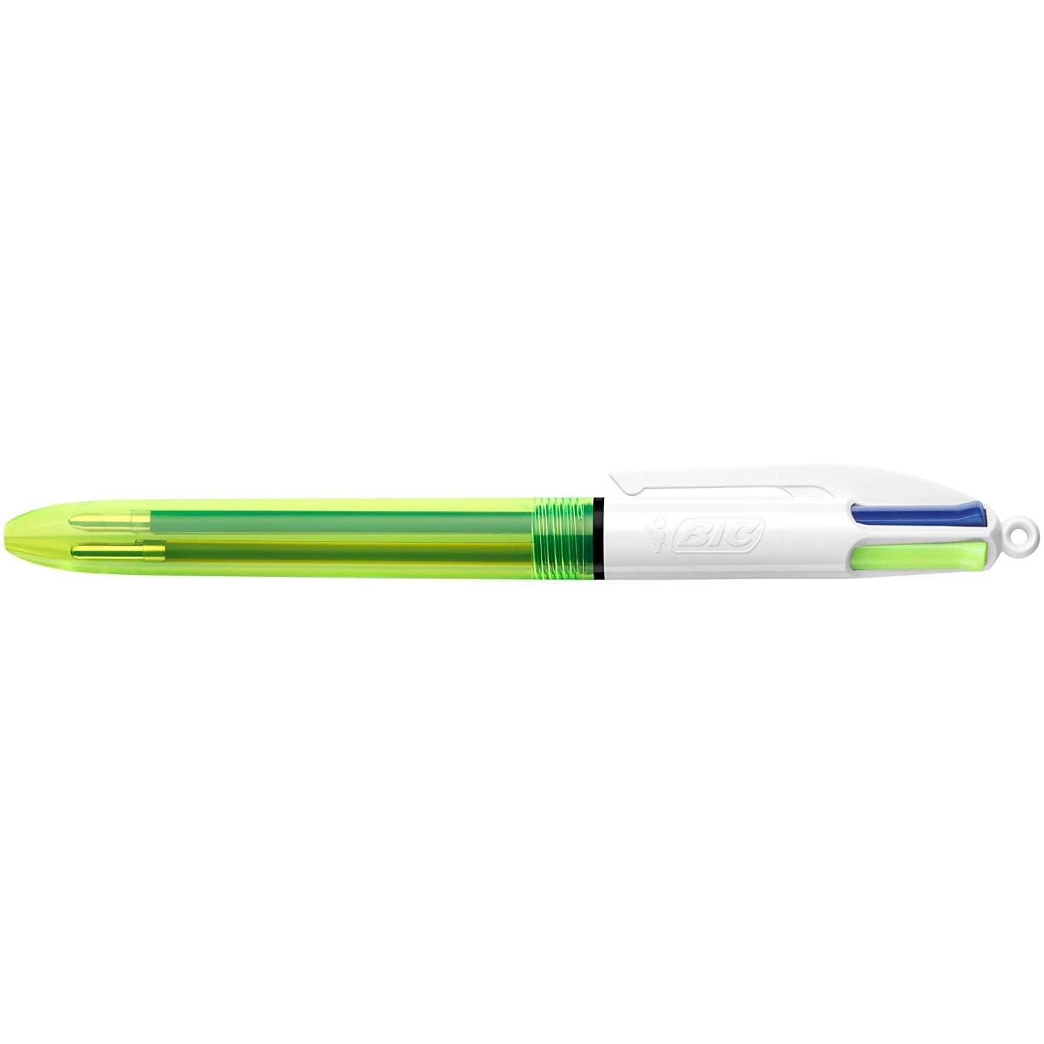 Bic 4 Colour Fluo Black/Blue/Red/Yellow Highlighter Pack 12