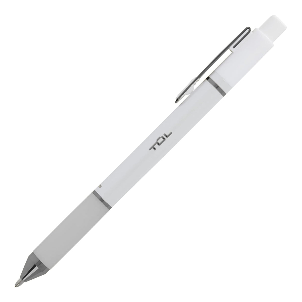 TUL® GL Series Retractable Gel Pens, Medium Point, 0.7 mm, Pearl White Barrel, Black Ink, Pack Of