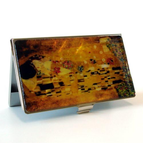 Antique Alive Mother of Pearl Design RFID Blocking Protection Business Card Case, Credit Card