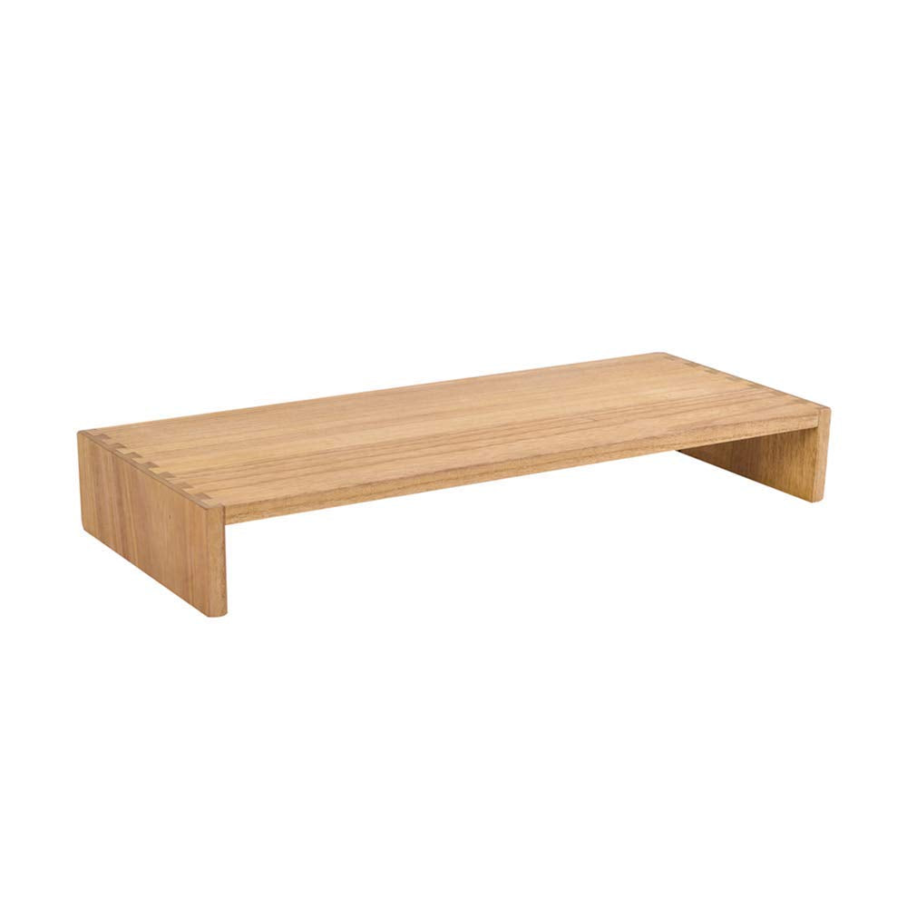 KIRIGEN Wood Monitor Stand Riser for Desk, 23.2 Inch, Natural 59-NA