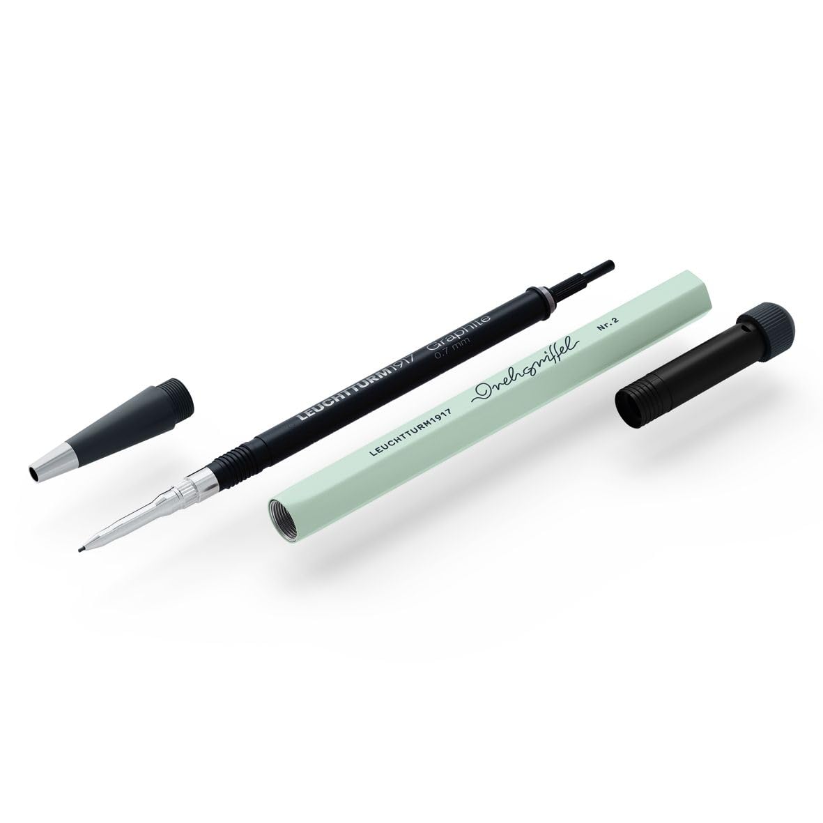 LEUCHTTURM1917 - Drehgriffel Mechanical Pencil - Refillable Writing Stylus with 0.7 mm HB Graphite