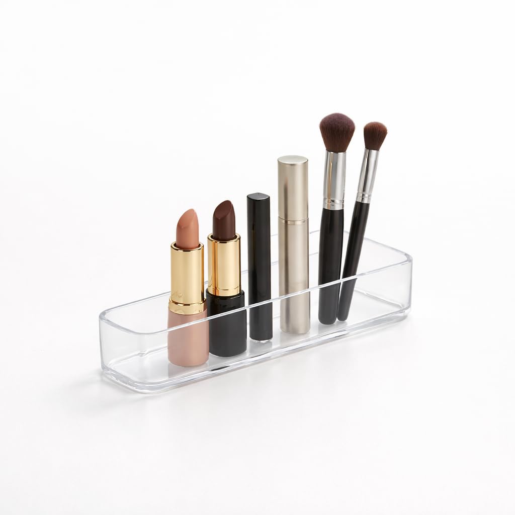 primebox Plastic Clear Acrylic Drawer Organizers. Bathroom, Kitchen, Bedroom, Utensils, Office
