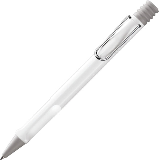 Lamy safari white - Ballpoint Pen with ergonomic grip & line width M - for pleasant long writing