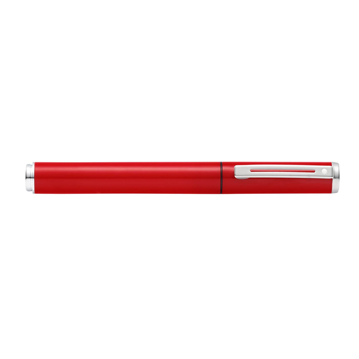 Sheaffer Pop Glossy Red Fountain Pen with Chrome Trim and Medium Nib