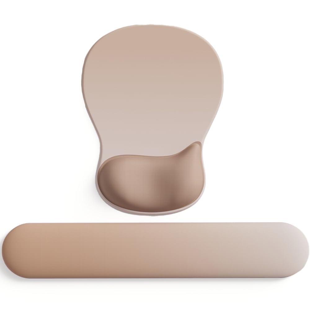 ErgoComfort Gel Wrist Rest Mouse Pad-Ergonomic Office Mousepad with Wrist Support-Non-Slip, Design
