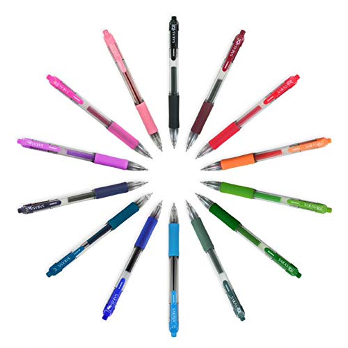 Zebra Sarasa Gel Pen - Black, 3 Count (Pack of 1), 1518