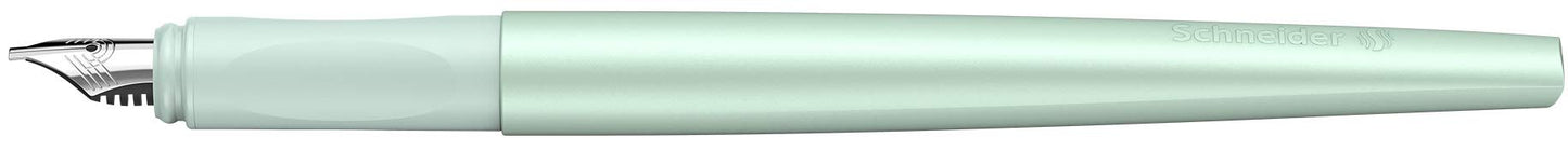 Schneider Callissima Calligraphy Fountain Pen, 1.5 mm, Refillable, Metallic Mint Barrel, Bermuda