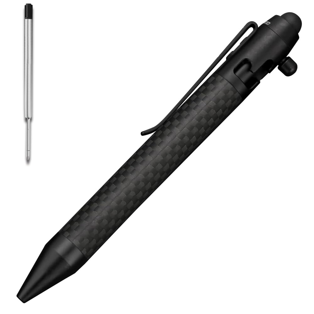 Cool Hand 4.9'' Carbon Fiber Bolt Action Pen Stylus for Touch Screen