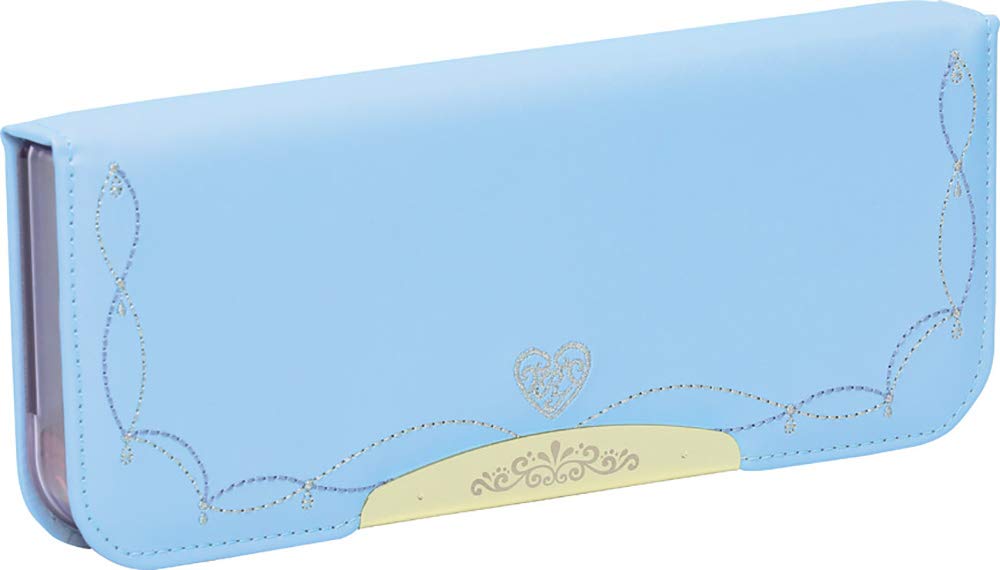 Sonic FD-1401-LB Liana Tiara Allock Pencil Case, Slim, Double-Sided Princess, Light Blue