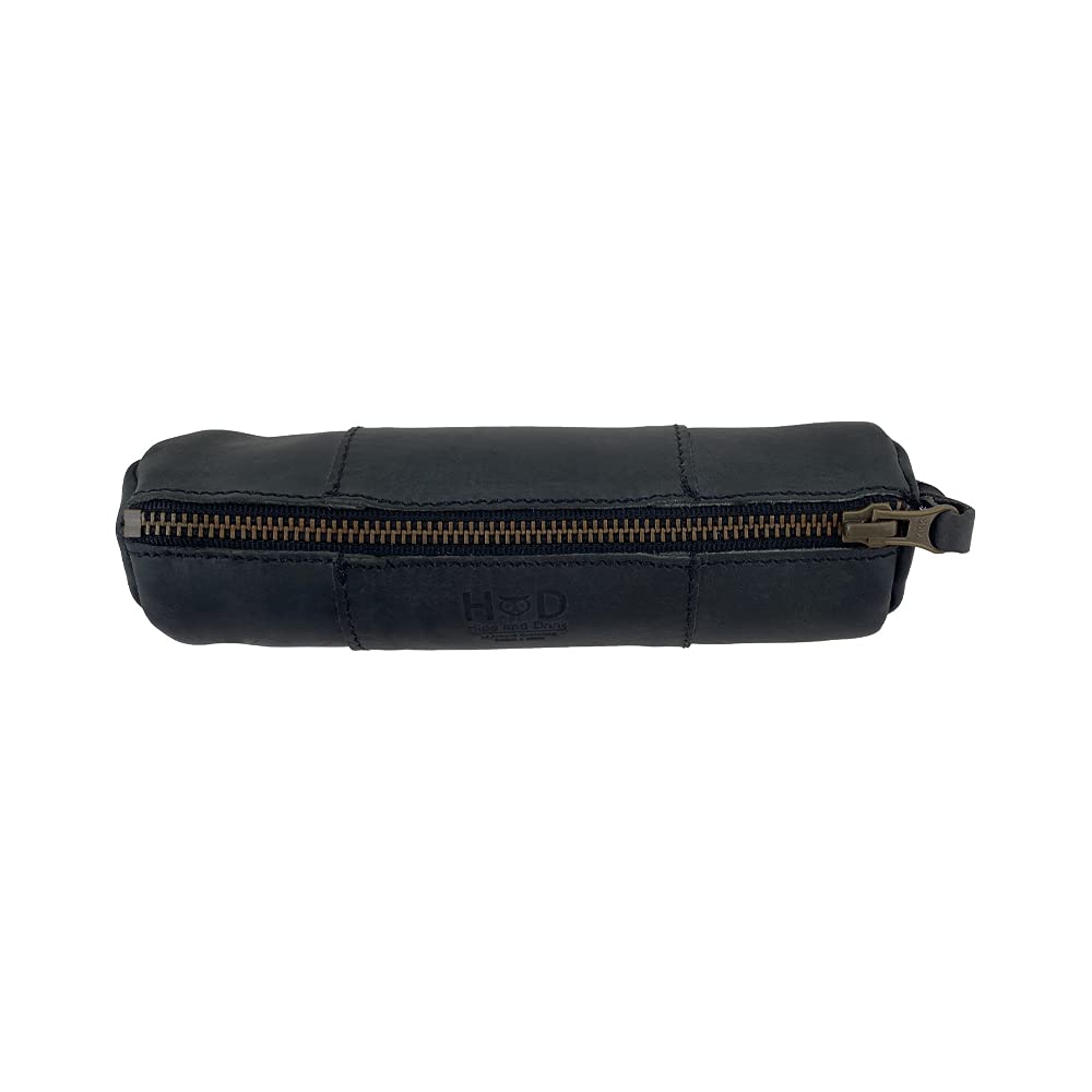 Hide & Drink, Rustic Cylinder Case for Keys, Office Supplies, Change, Personal Items, Cables &