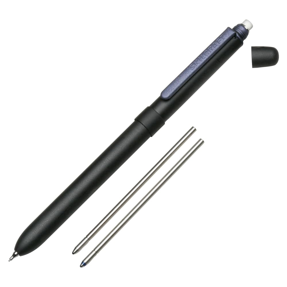 Skilcraft Z-2242 B3 Aviator Multi-Function Pen Black/Blue Ink, Medium Point with Pencil