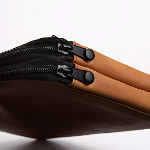 Speedball Art Products Genuine Leather Storage Case for Pencils, Markers, Pens and Art Supplies