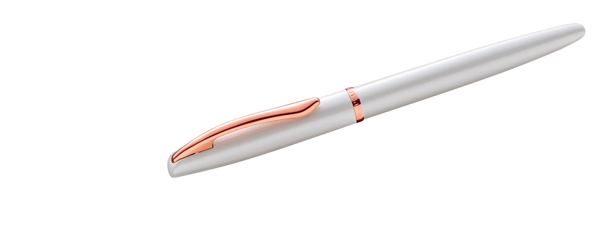 Pelikan Jazz Noble 821865 Gift Set with Fountain Pen and Ballpoint Pen, Mother of Pearl (White)