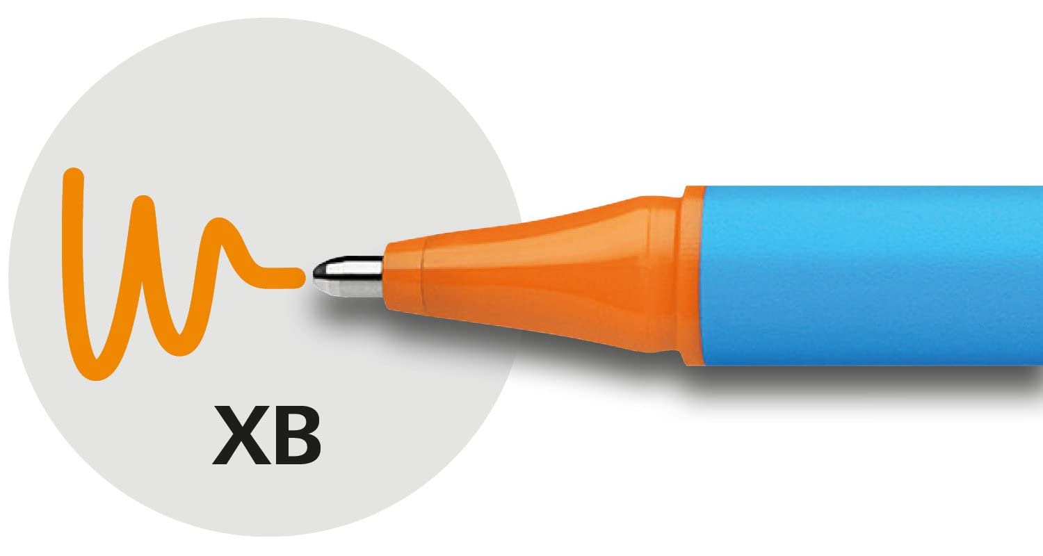 Schneider Slider Edge XB Ballpoint Pen, Orange, Box of 10 Pens (152206)