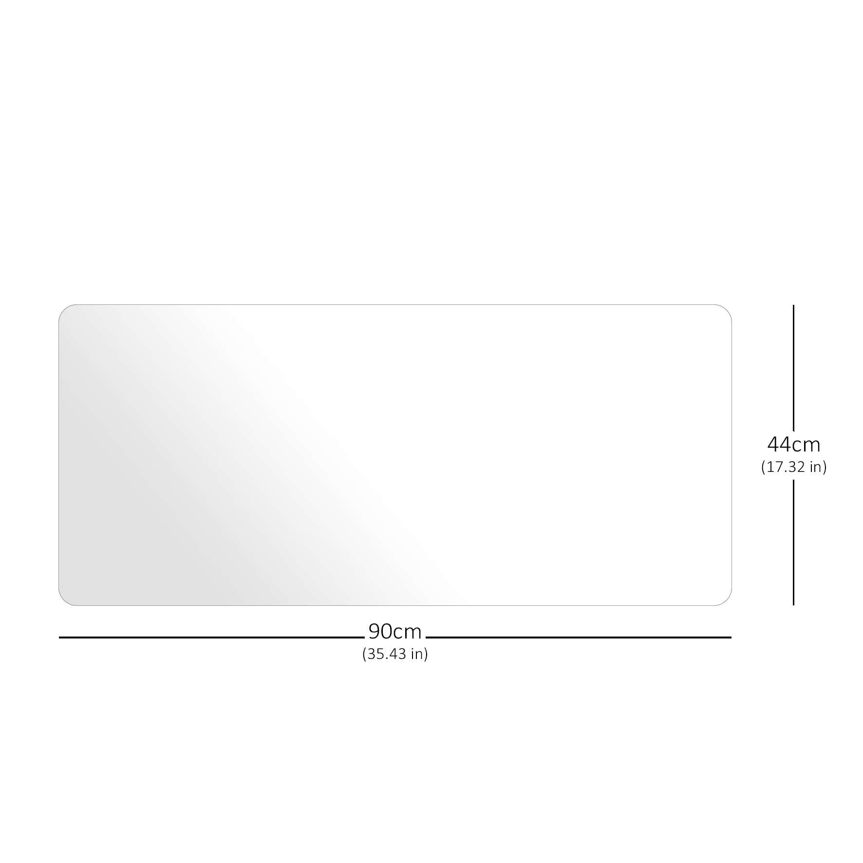 Nicoman Clear Desk Mat, Non-Slip PVC Desk Protector with Round Edge, Heat Resistant & Waterproof