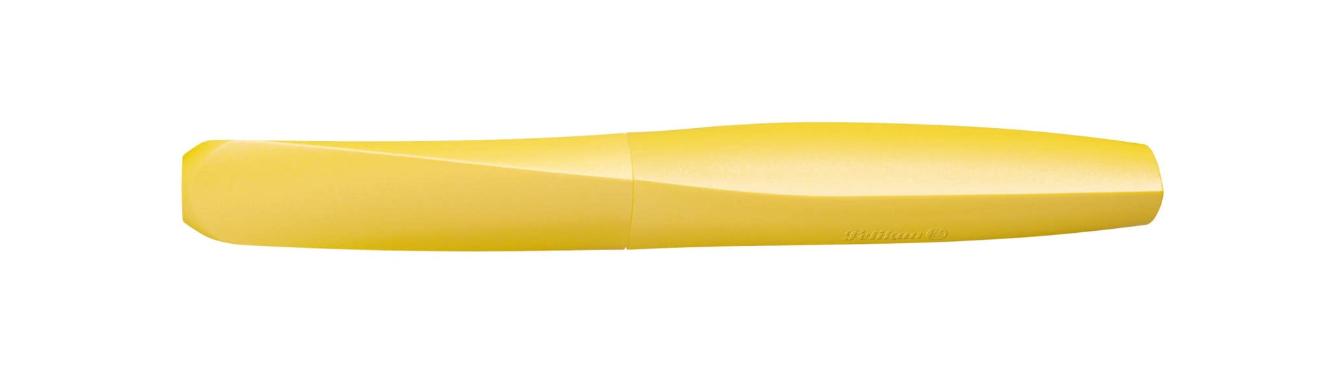 Pelikan Twist Fountain Pen with 2 Ink Cartridges, Medium Nib, Bright Sunshine, Blister Card (820219)