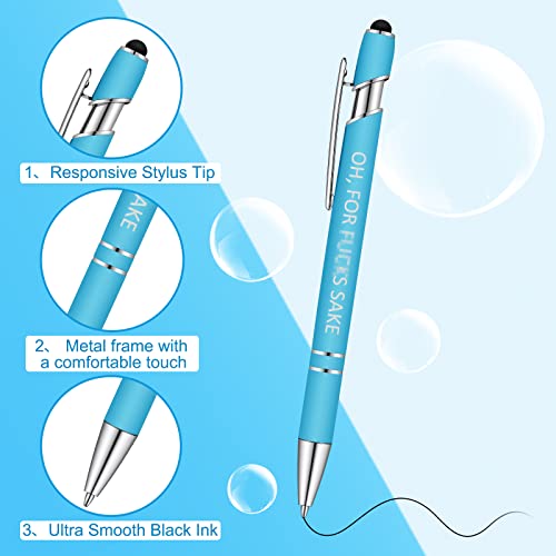 Eersida 30 Pcs Funny Pens for Coworkers Metal Case Gag Gift Adult Insulting