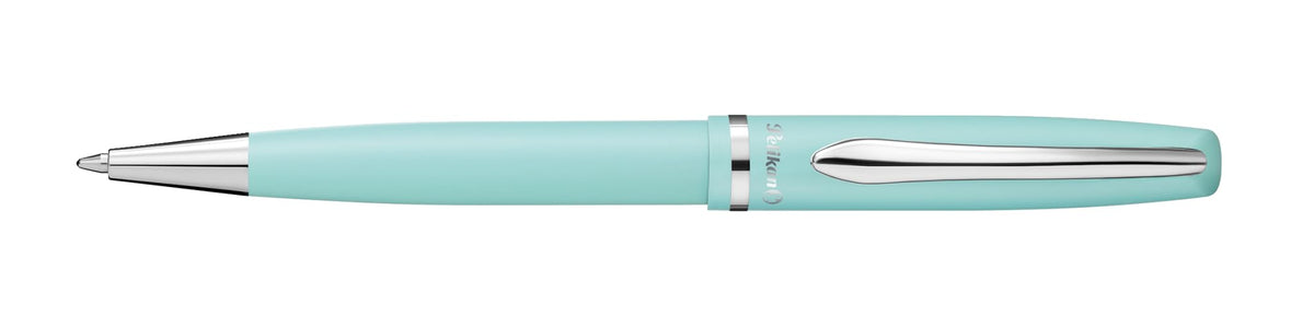 Pelikan Jazz Pastel Ballpoint Pen with Medium Point, Blue Ink Refill, Mint, Boxed, 1 Each (812627)
