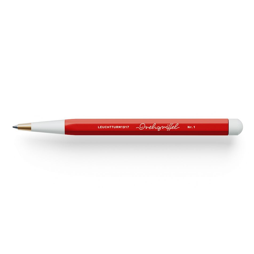LEUCHTTURM1917 - Drehgriffel Writing Pen (Cherry) - Gel Pen with Black Ink Included
