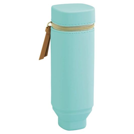 Lihit Lab A7732-19 Stand Pencil Case, Square Type, Mint Green