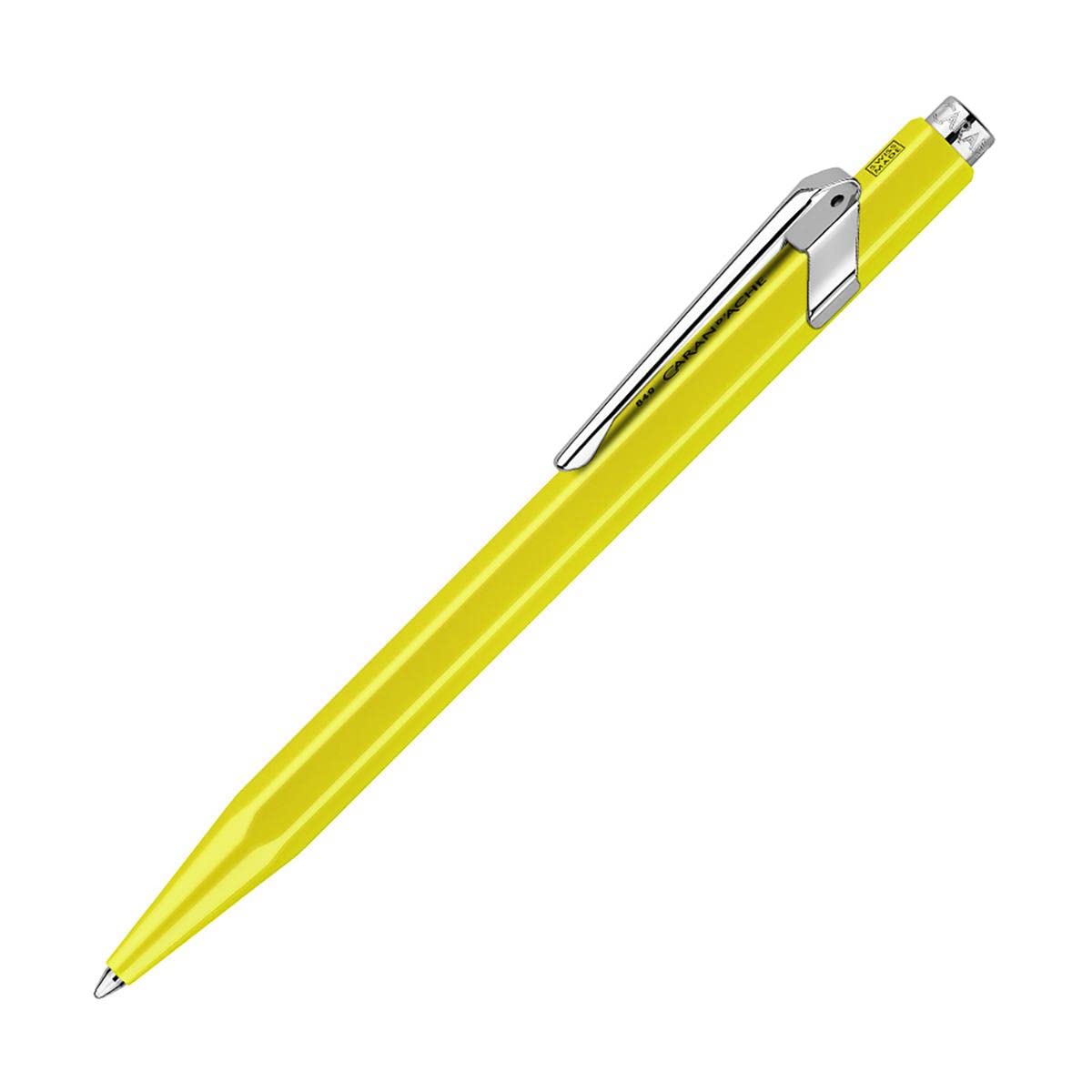CREATIVE ART MATERIALS Caran D'ache Ballpoint Pen Metal Fluor Yellow (849.470)