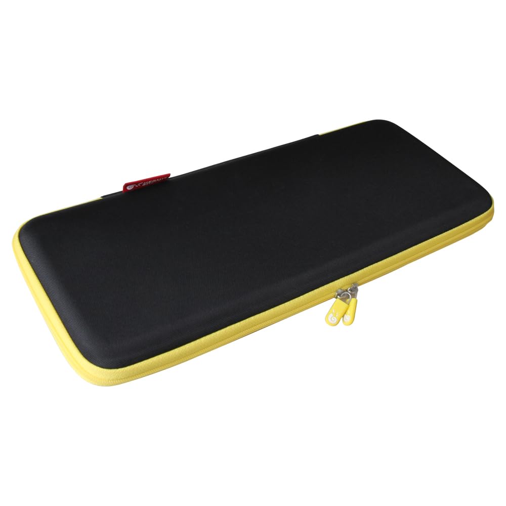 Hermitshell Hard Travel Nylon Case for Logitech K400 Plus Wireless Touch TV Keyboard (Black +