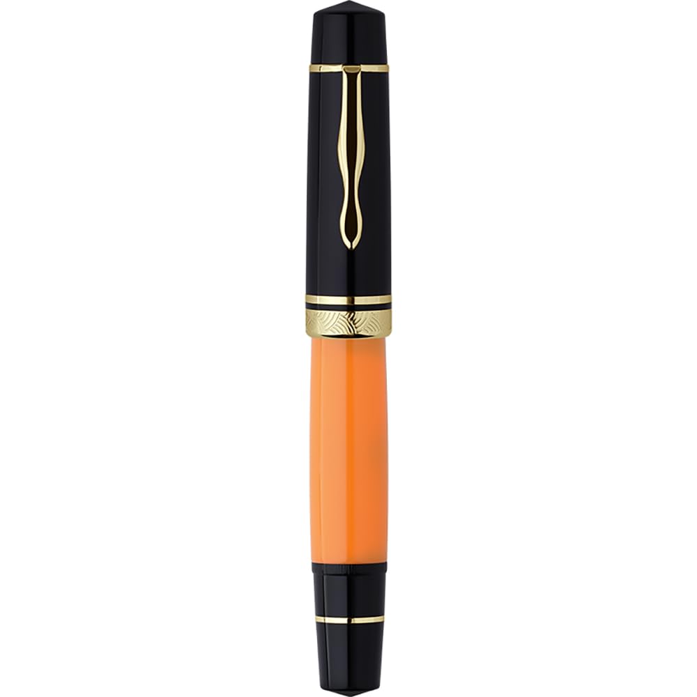 erofa Majohn P139 Piston Fountain Pen Extra Fine Nib with Box, Brass Piston System Large Capacity