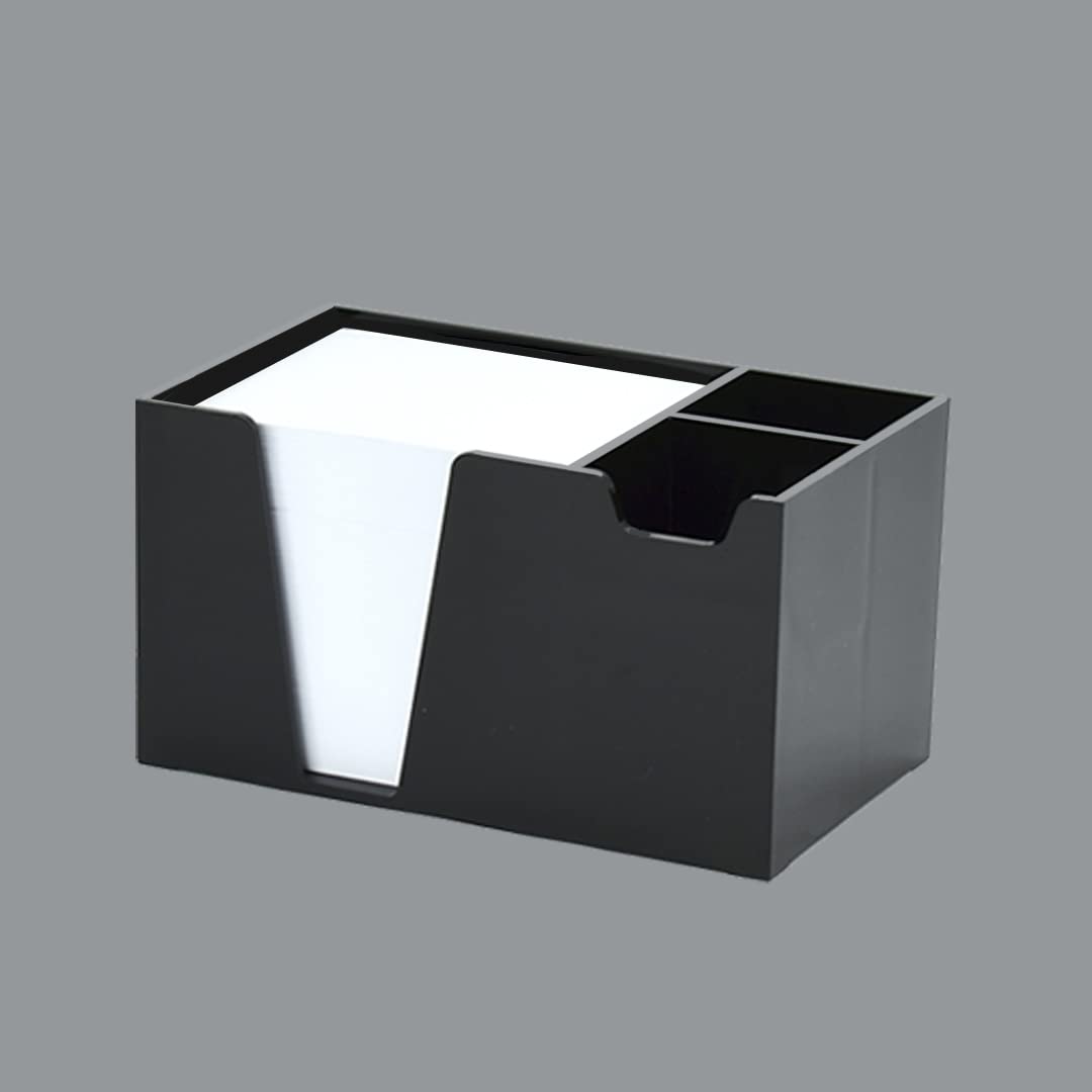 Acrimet Desktop Organizer Pencil, Pen, Paper, Clip, Caddy Holder (Plastic) (White Paper Included)
